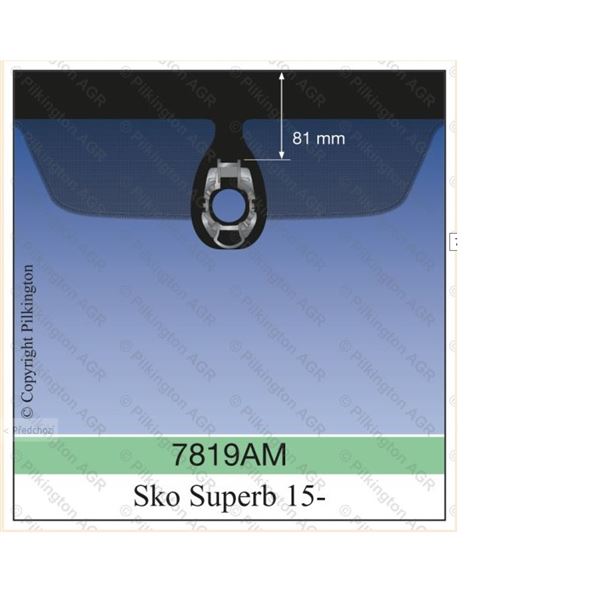 SKODA SCALA WS 19- (20-) GA +CAM+MOS + AKUSTICKÉ - ZMĚNA DRŽÁKU KAMERY (OEM)